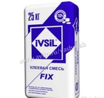 фото Клей плиточный ivsil FIX/ Ивсил фикс 25кг экономичный