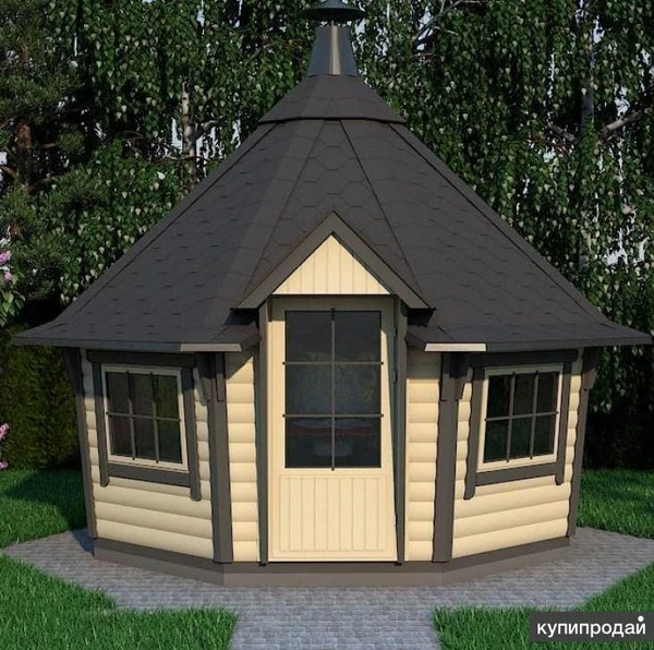 Фото Строим гриль домики