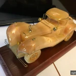 Фото №7 Сувенирное изделие "Автомобиль Мерседес" из натурального камня Селенит