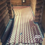 Фото №2 Полусухая стяжка пола 