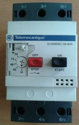 Фото Автоматический выключатель GV3ME80 (56-80А) Telemecanique