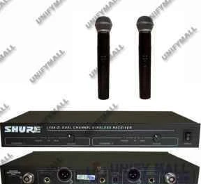 Фото Микрофон SHURE LX88-II радиосистема 2 микрофона SHURE SM58.