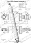 фото Гидроцилиндр стрелы ТО-49, ЦГ-110.63х900.11