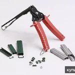 фото Клипсатор для клеток кроликов кур перепелов шиншил, заборов и габионов