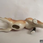 Фото №8 Лиса рыжая полярная чернобурая фигурка фарфор,новая