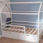 Фото №4 Кровать из массива дерева