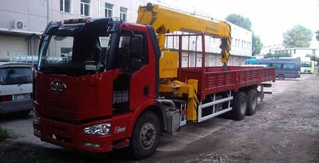 Фото Бортовой автомобиль FAW CA5250 с КМУ TYUN SQ12T4