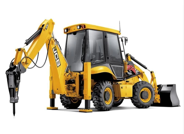 Фото Экскаватор-погрузчик JCB 4CX с гидромолотом