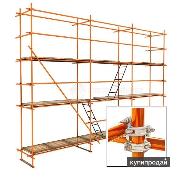 Фото Хомутовые строительные леса ЛСПХ-60
