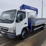 Грузоперевозка кран-бортом Mitsubishi Fuso