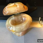 Фото №3 Шкатулка "Улитка" из натурального камня Селенит