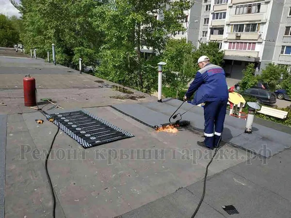 Фото Ремонт крыши гаража Мытищи
