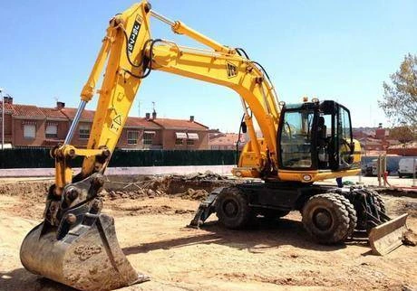 Фото Аренда колесного экскаватора JCB JS145W 1м3, JS200W 1,5 м3