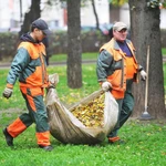 Фото №2 Уборка дворов и прилегающих территорий