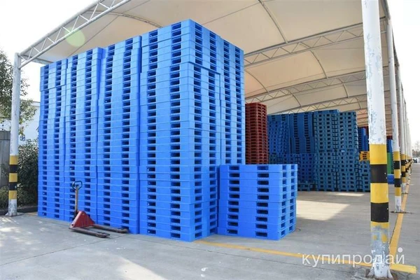 Фото Покупаем пластиковые бу паллеты, поддоны.