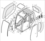 фото Кабина на экскаватор Doosan DX 225LCA