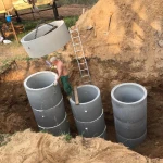 Фото №4 Септик бетонный при высоких грунтовых водах 