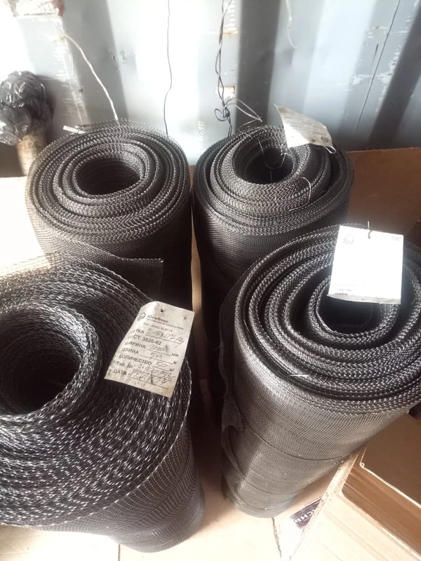 Фото Сетка тканая стальная.