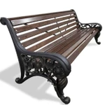 Фото №5 Скамейка чугунная «ПАРКОВАЯ ТИШЬ» (1.2 м)