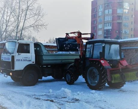 Фото Уборка и вывоз снега