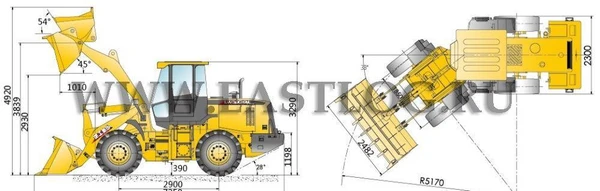 Фото Фронтальный погрузчик Xcmg LW300K