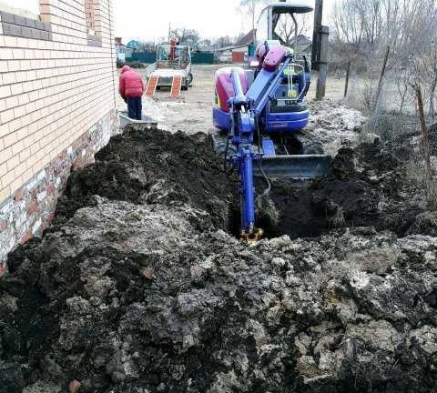 Фото Услуги мини экскаватора