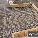 Фото №6 Сетка стеклопластиковая композитная 2,5мм 55м, ячейка 50*50мм для бетонирования