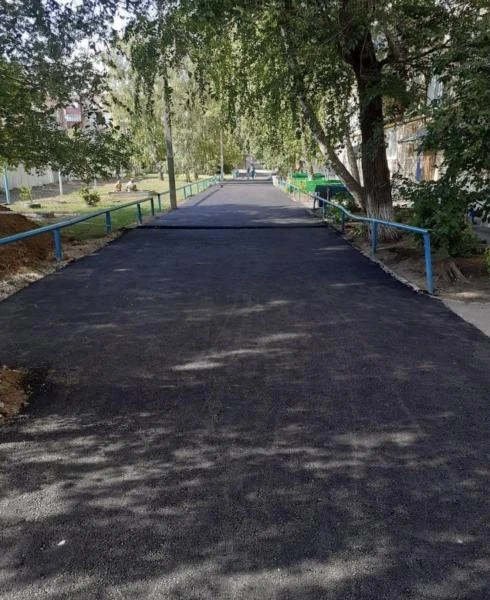 Фото Асфальтирование благоустройство.