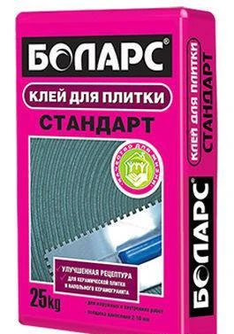 Фото Клей плиточный Стандарт Боларс (25 кг)