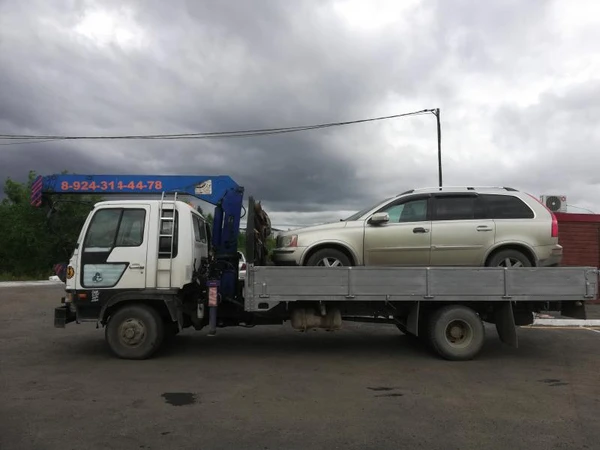 Фото Услуги эвакуатора круглосуточно борт 5т стрела 3тонны 