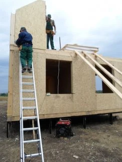 Фото Сип Дом, коттедж каркаснопанельный из сип панелей