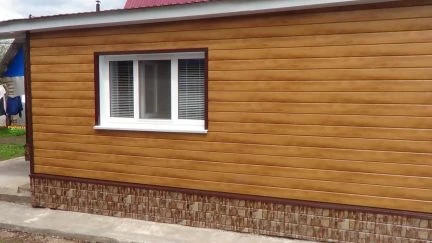 Фото Дома из бруса, кровля, фасад