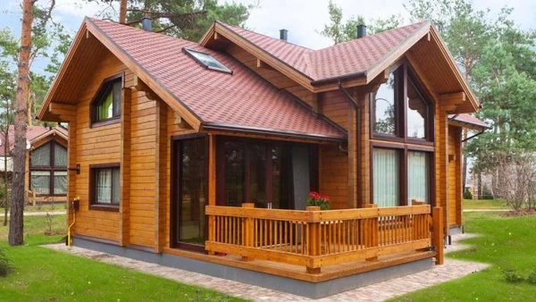 Фото Строительство дома из бруса