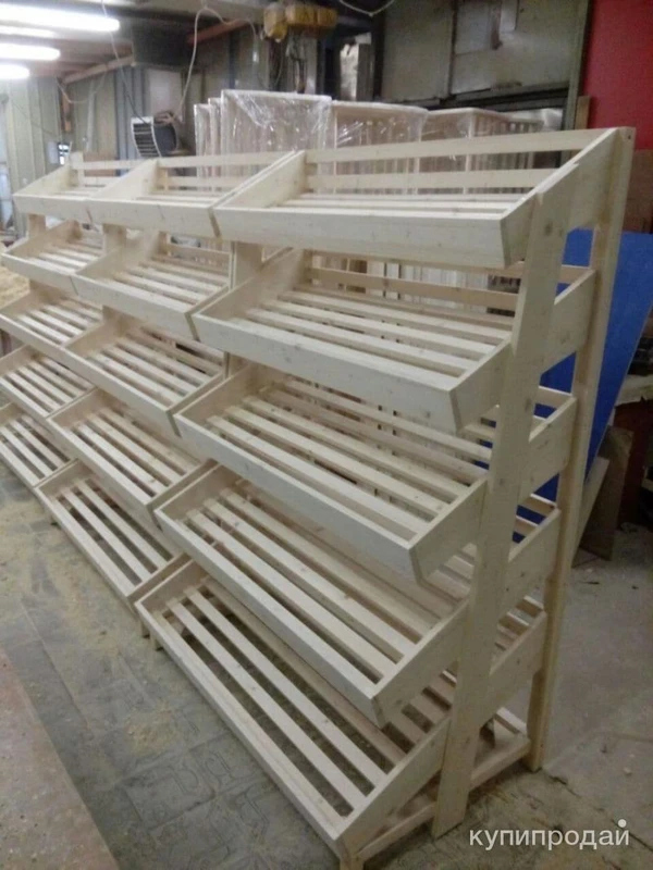 Фото Изготовим деревянных прилавок для уличных торговли