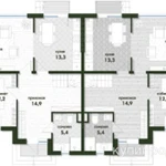 Фото №2 5-к квартира, 135 м2, 2/2 эт.