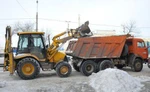 фото Экскаватор погрузчик, Камаз самосвал. Уборка, вывоз снега