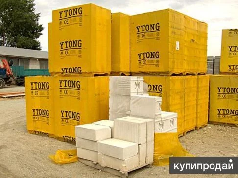 Фото Газобетонные блоки YTONG (ИТОНГ) D400/200, энергоэффективные блоки