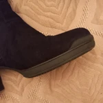 фото Сапоги зимние на каблуке замшевые Fabiani (Италия), натуральный мех