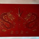 Фото №3 Настенные часы с подсветкой