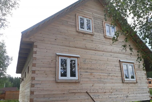 Фото Строим дома из бруса . Бригада плотников