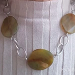 фото Колье с натуральными камнями (цепь с бразильскими агатами)