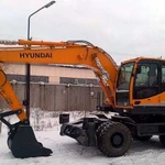 Экскаватор колесный Hyundai R170