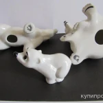 Фото №3 Три медведя статуэтка фарфор новые