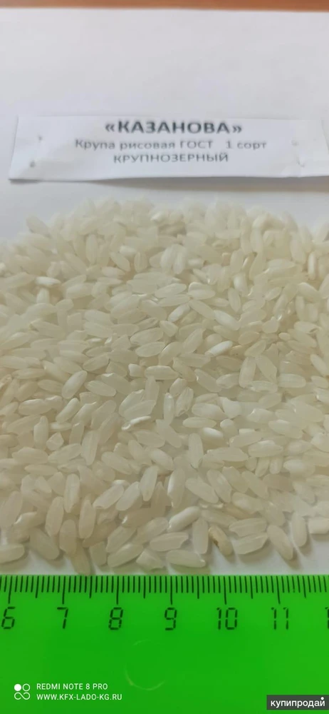Фото Рис крупнозерный "Казанова"