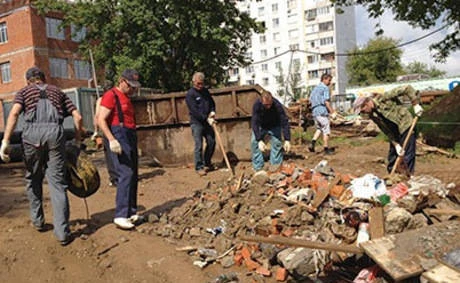 Фото Уборка и вывоз мусора. Благовещенск.