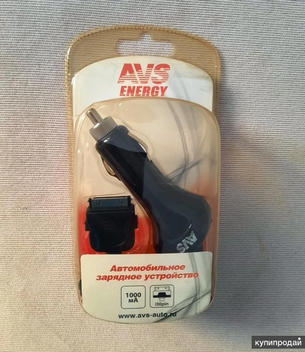 Фото Автомобильное зарядное устройство для iPhone AVS Energy Cip-402
