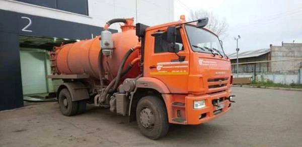 Фото Илосос Камаз 10 кубов, вывоз жбо