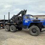 Фото №3 Лесовоз Урал с манипулятором и прицепом роспуском