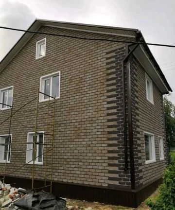Фото Фасадные работы дома бани