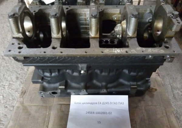 Фото Блок цилиндров Е4 Д245.9 газ паз